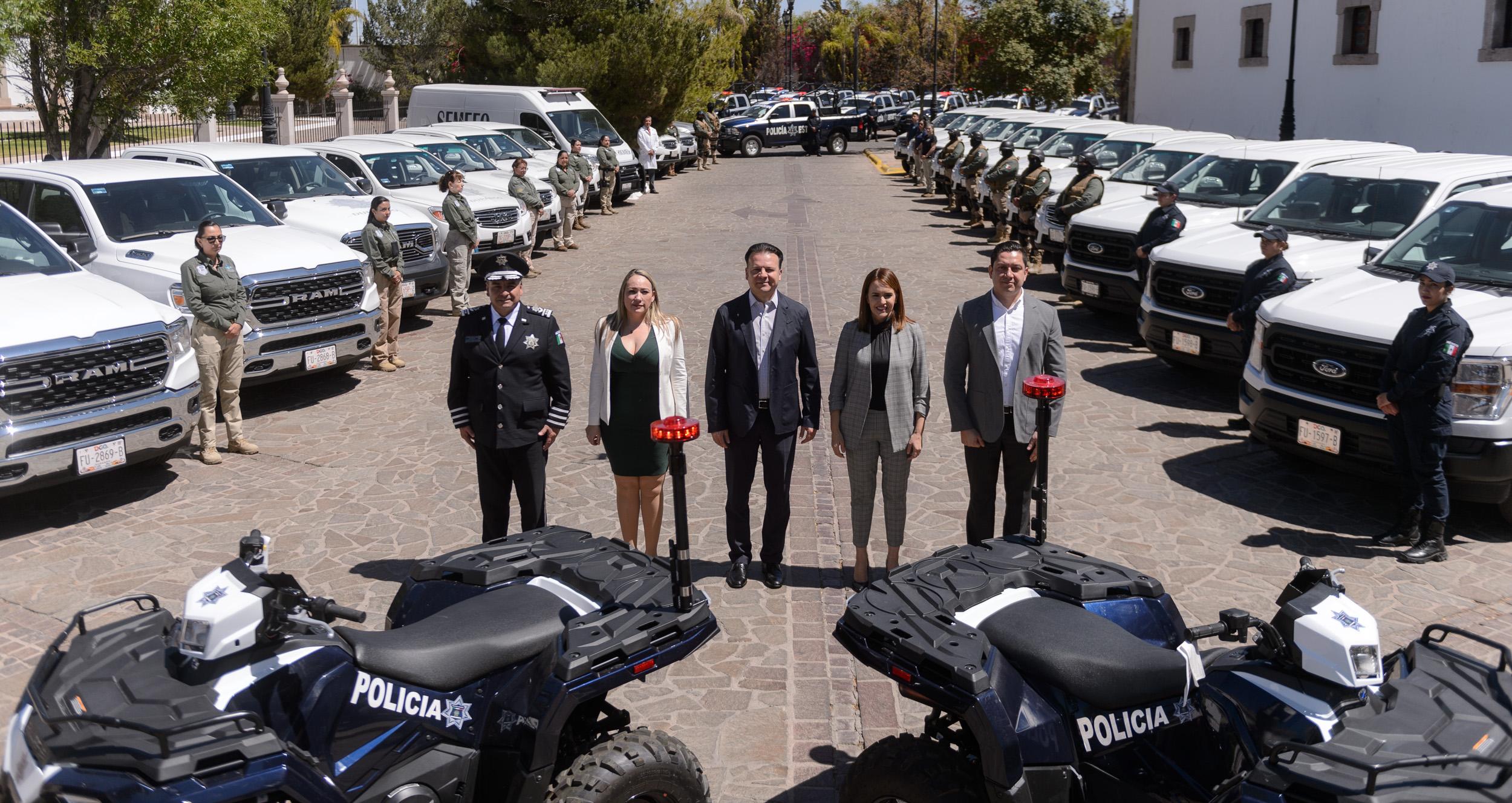 En coordinación con la Federación, Durango tiene más y mejor seguridad con equipamiento de policías: Esteban